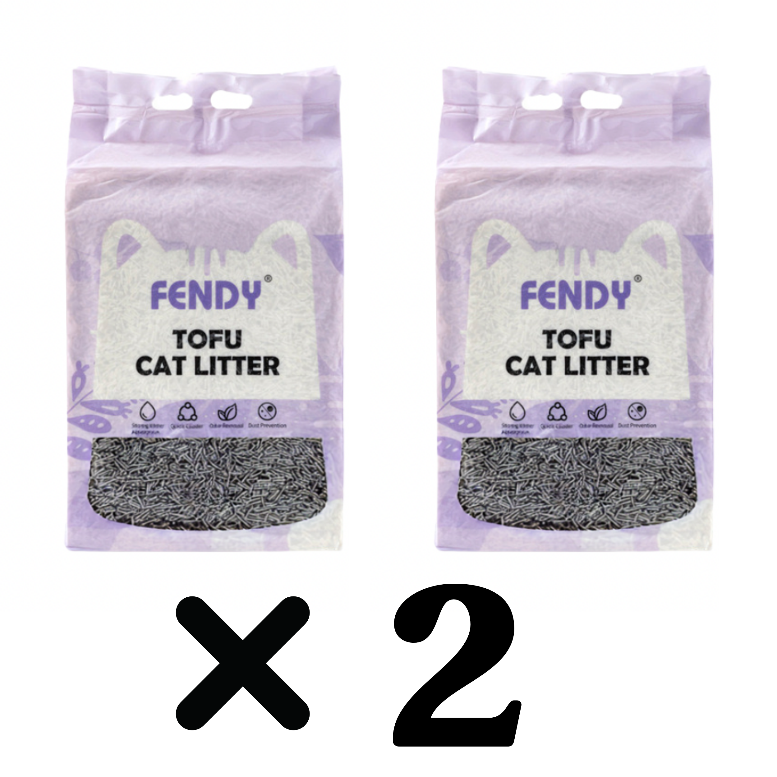 Cat supplies package toys litter box tofu litter