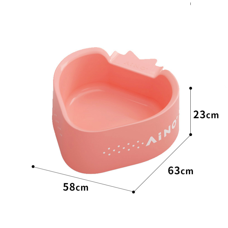 Strawberry cat litter box is extra large and easy to clean