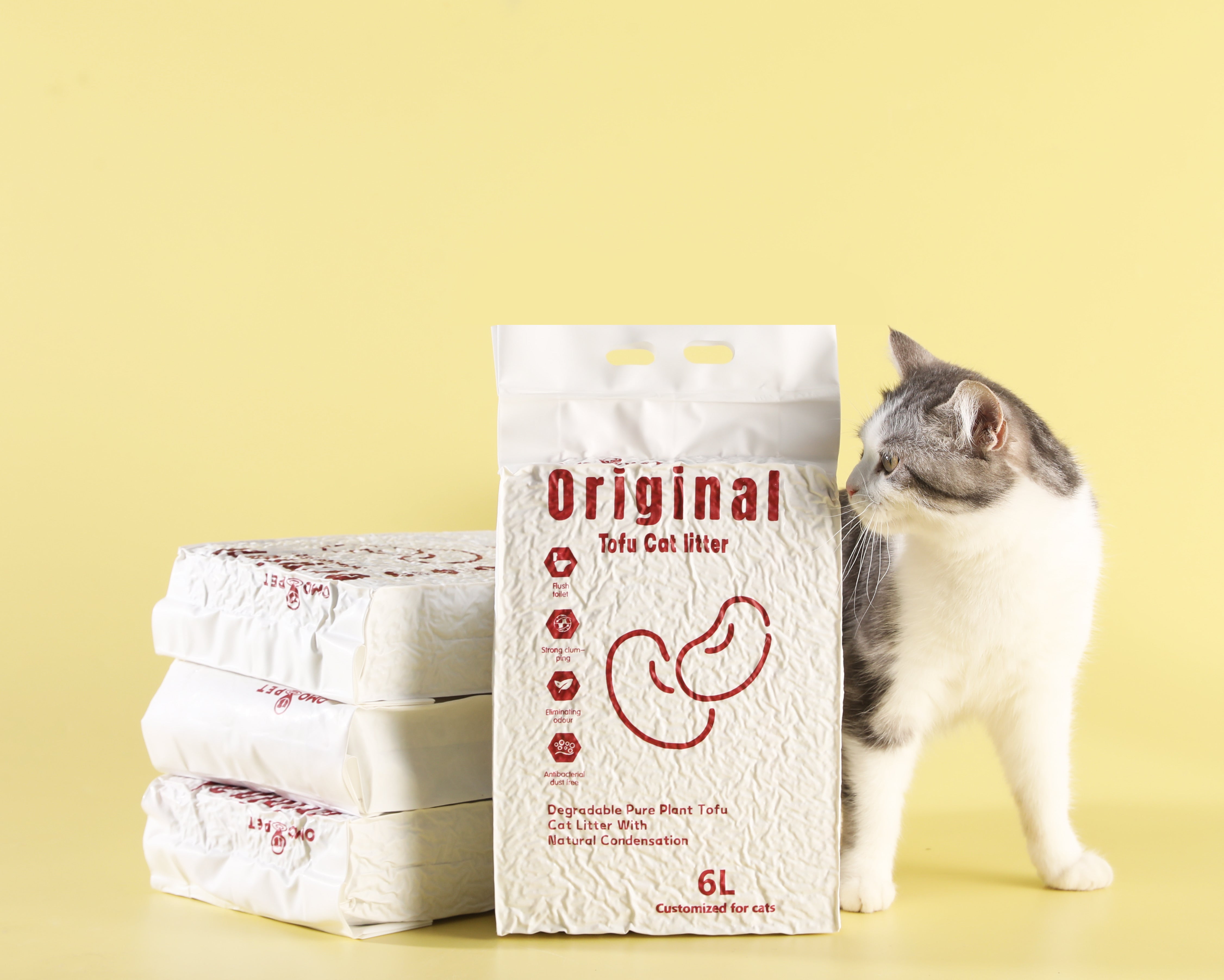 Tofu cat litter Pre-sale Green tea Peach Original